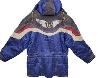 Phenix Ski Jacket Large / Vintage Colorblock Winter Jacket | Retro