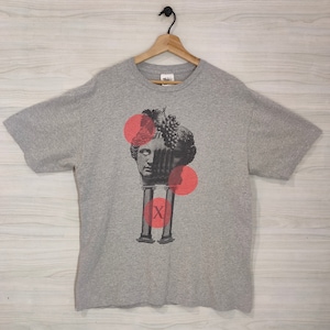Vtg Stussy Top Tee Large Vintage Stussy T-shirt Made in USA Gray Size L