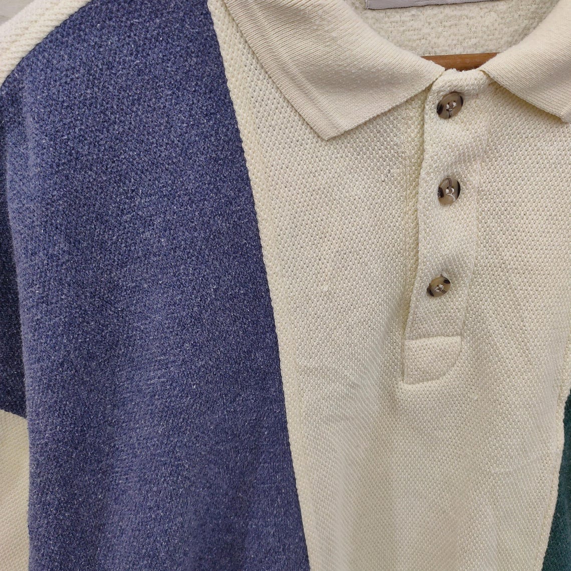 90s Hokapoo Sweater , 1990 Colorblock Jumper , Striped Sweatshirt ...