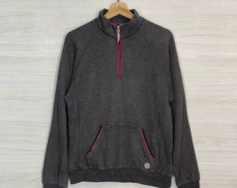 Vtg Wimbledon Sweater Quarter Zip Medium Vintage Wimbledon Jumper Pullover Sweatshirt Sportswear Size M