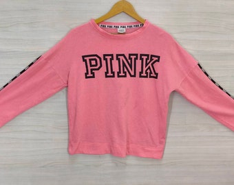 Pull Sweat-shirt Victoria's Secret PINK à Col Cheminée (cowl Neck) - Bling Marled Pink, Neuf Avec étiquettes