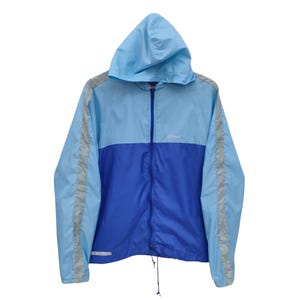 Y2K Color Block Jacket Large Vintage 90s Training Wear Multicolor Jacket Sweater Colorblock jacket Hoodie Size L