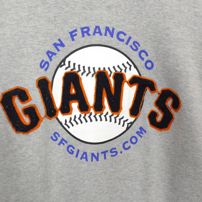San Francisco Giants Sweatshirt Vintage Giants Crewneck Giants Sweater