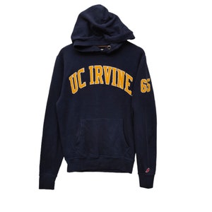 University of California Irvine Anteaters Hoodie Sweatshirt SmallVintage UC Irvine Embroidery Sweater Jumper Crewneck Black Size S