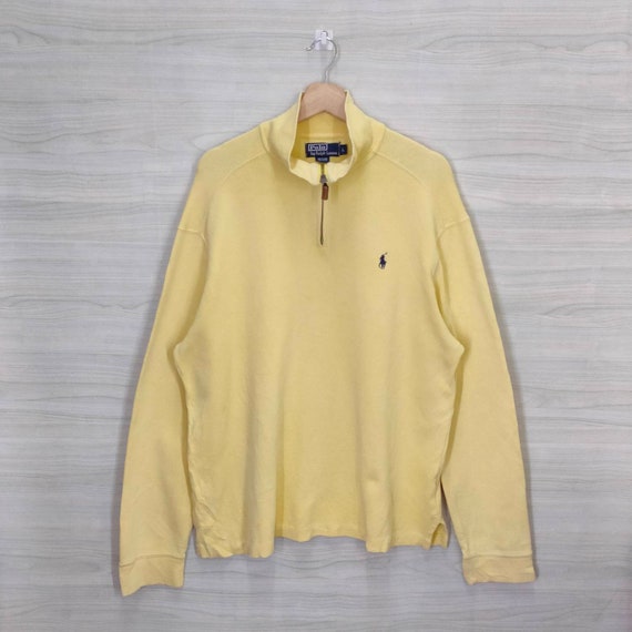 Polo Ralph Lauren Colorblock Logo Quarter Zip Sweatshirt