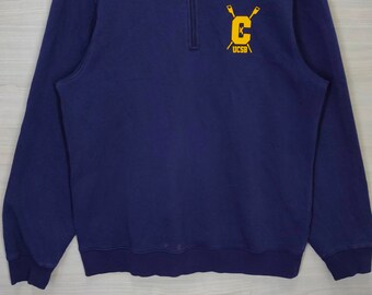 California Quarter Zip Medium Vintage UCSB Sweatshirt Jumper