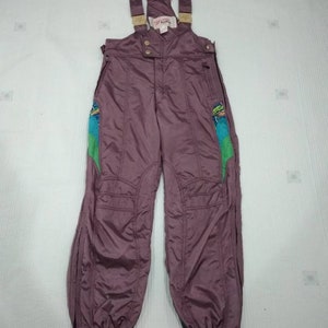 WINDEX PRO Colorblock Overall Schnee Hose Winter Anzug Ski Overall Winter Outdoor Skikleidung Größe L Weite Taille 33-38