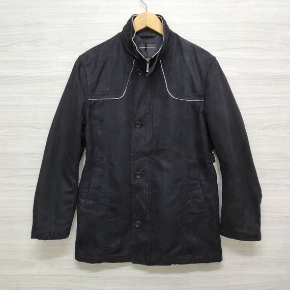 KANSAI YAMAMOTO Casual Jacket Black Vintage 90s F… - image 1