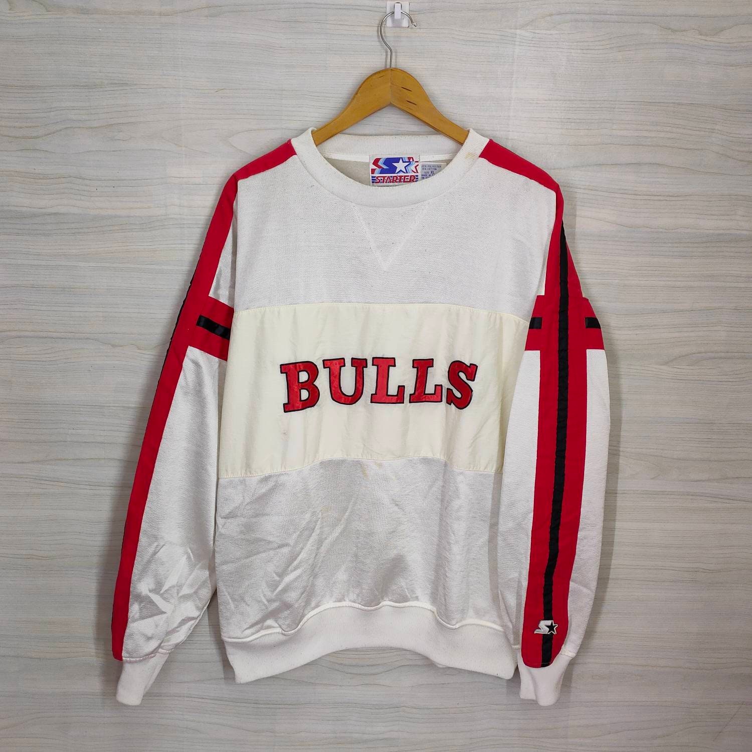 white bulls sweater