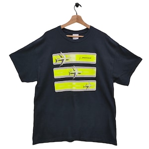 The Boeing Family Of Commercial Aircraft Tee X-Large Vintage Boeing T-shirt Black Size XL