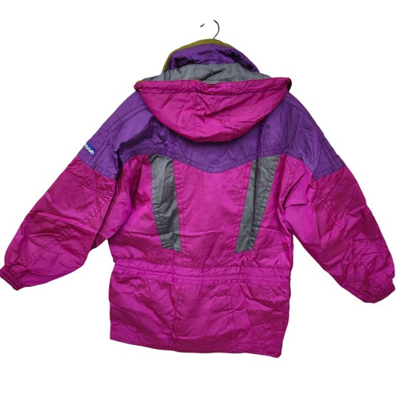 ELLESSE Ski Jacket Medium / Vintage Colorblock Winter Jacket