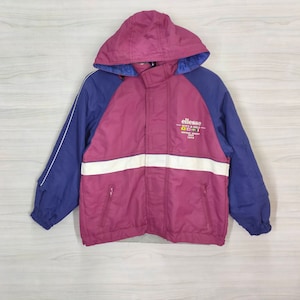 エレッセ ボーイズ＆ガールズ スノージャケット ヴィンテージ エレッセ ウィンタースポーツジャケット スノーボード スキー マルーン キッズ サイズ 140