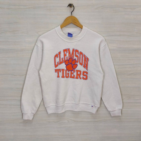 Vtg 90s Clemson University Crewneck Sweatshirt Vintage Russell