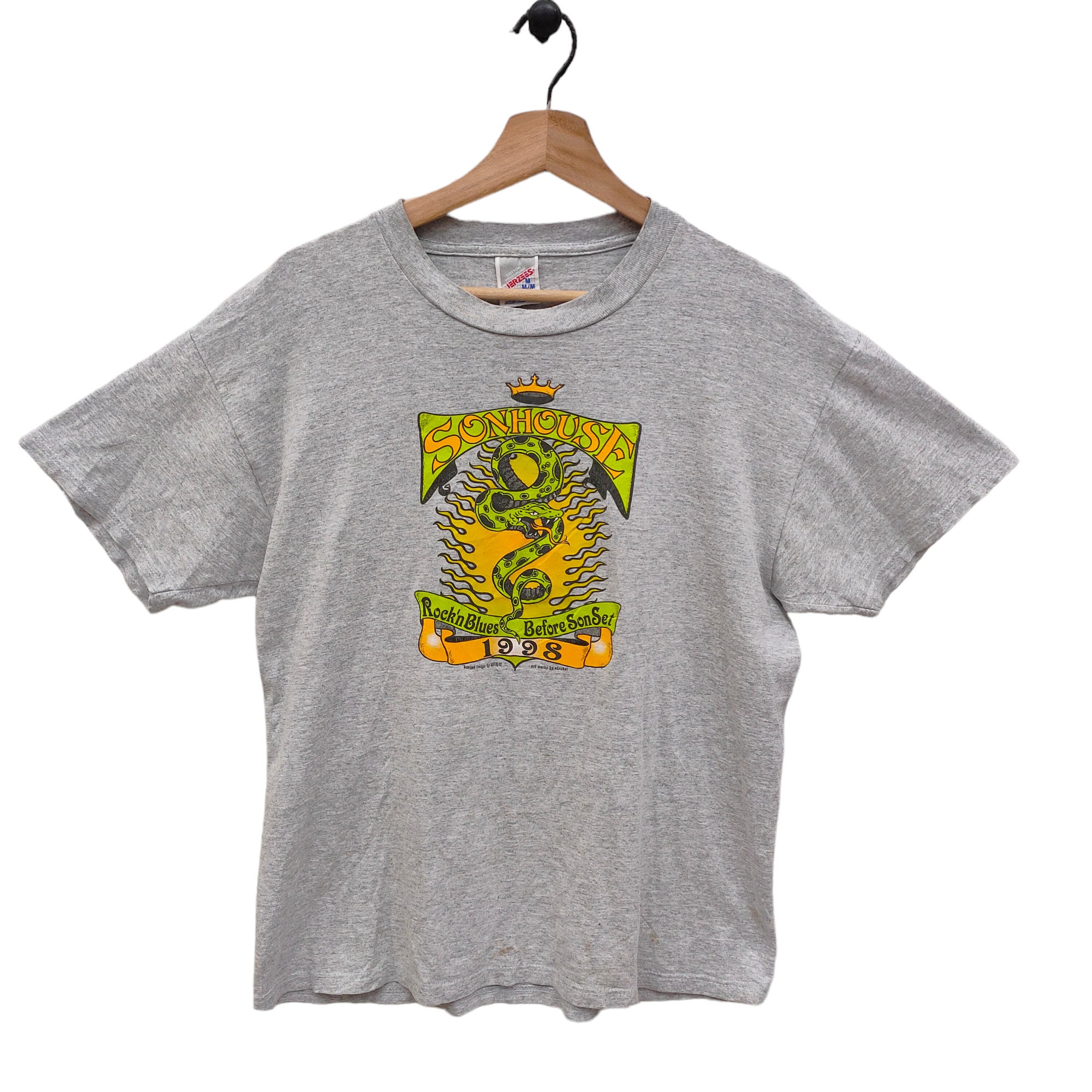 90s Jerzees Tee Medium Vintage 1998 Sonhouse Rock