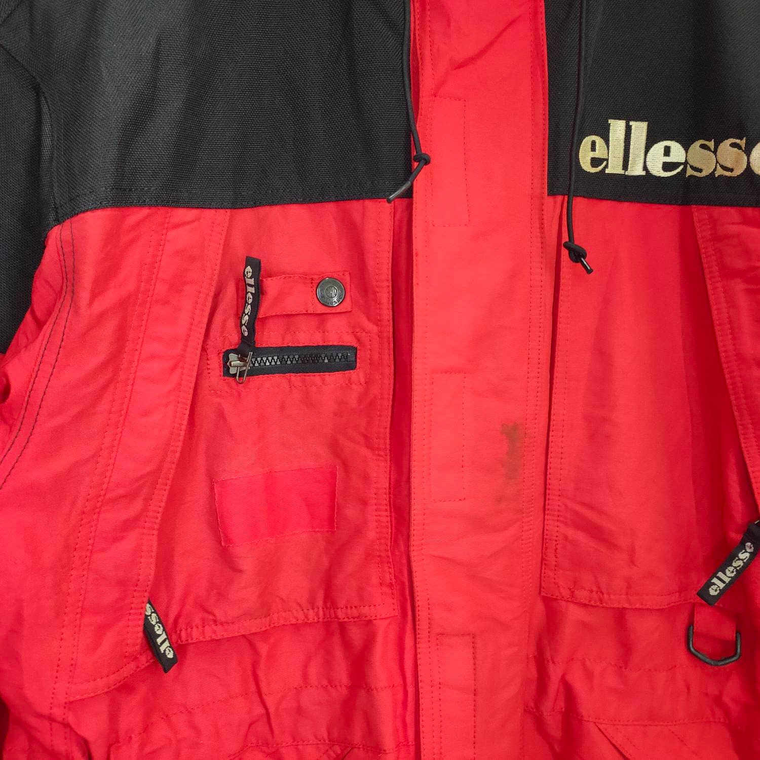 スノーボード OLD ellesse board wear Vintage ELLESSE 1990s Ski Windbreaker Jacket Size Small