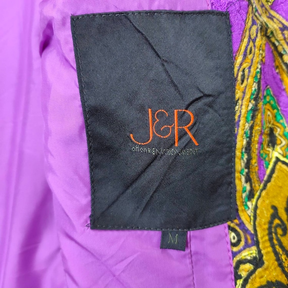 J&R レディース ブラウス ヴィンテージ バロック ノベルティ シャツ 