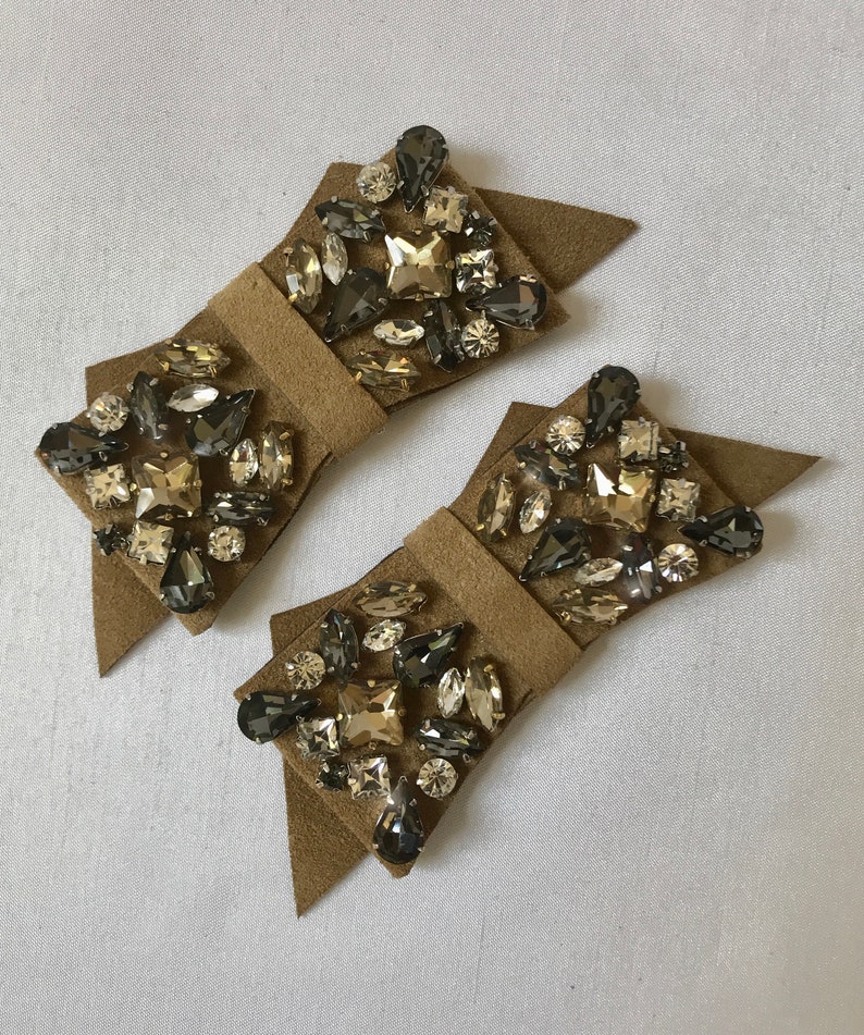 Adorn Suede Shoe Clips