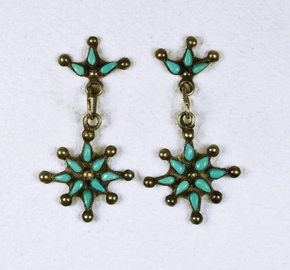 Native American Antique Zuni Earrings