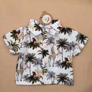 Lion King shirt or blouse, birth to 8y, new custom clothing, children’s handmade unisex, boys girls. Safari clothes boy girl outfit. Kids.