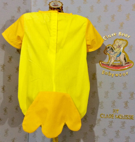 Mameluco de pollito de Pascua. Bebe 0 3 3 6 6 9 9 12 12 18 18 24 2 3 a pedido. Traje de bebe personalizado. Ninos pequenos ninas traje de ninos para ninos Etsy Mexico