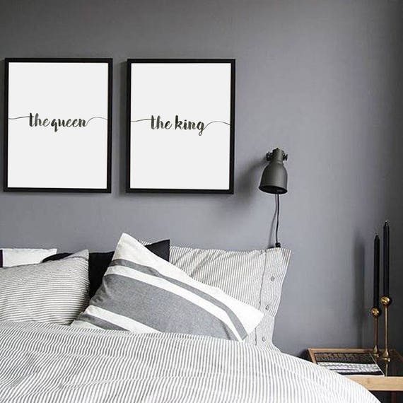 The King The Queen Print The King The Queen Printable Etsy