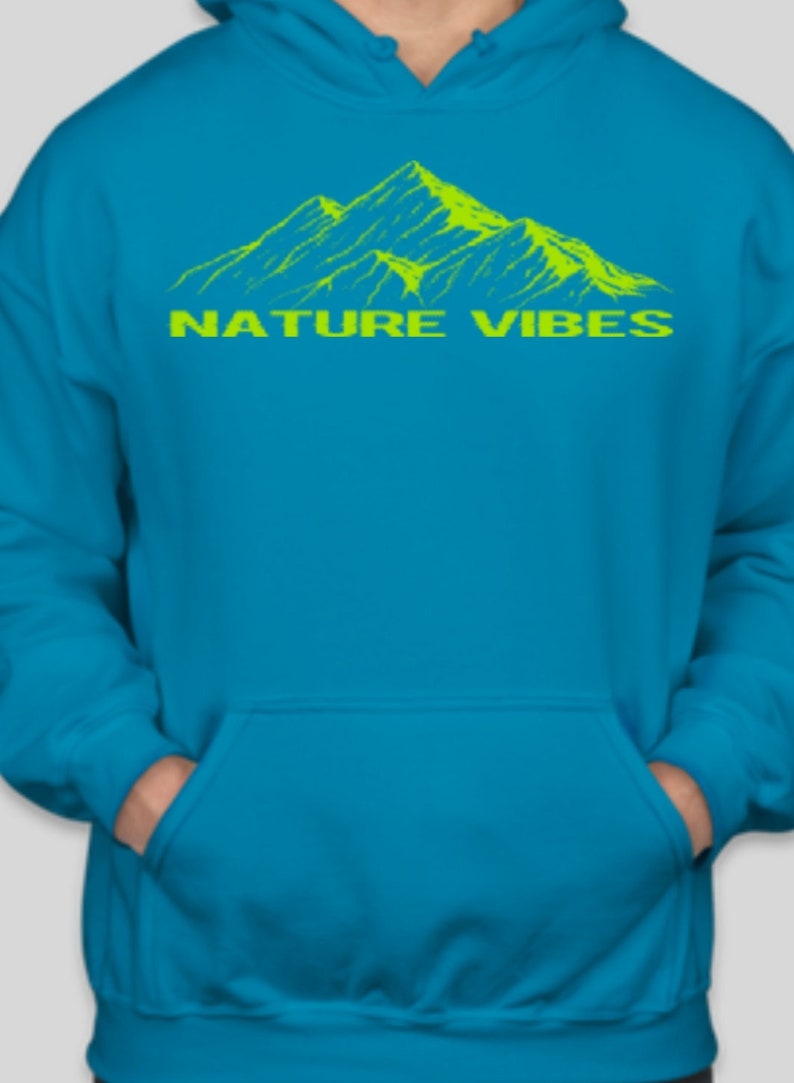 neon blue hoodie
