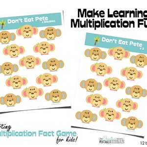 Multiplication Fact Game Don&#39;t Eat Pete