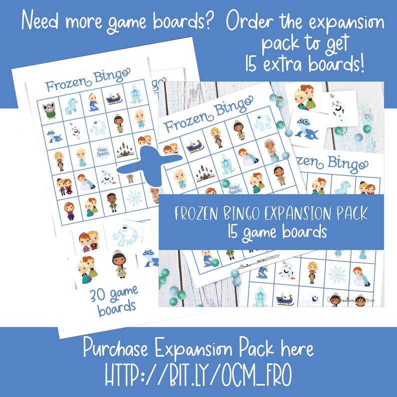 frozen bingo game