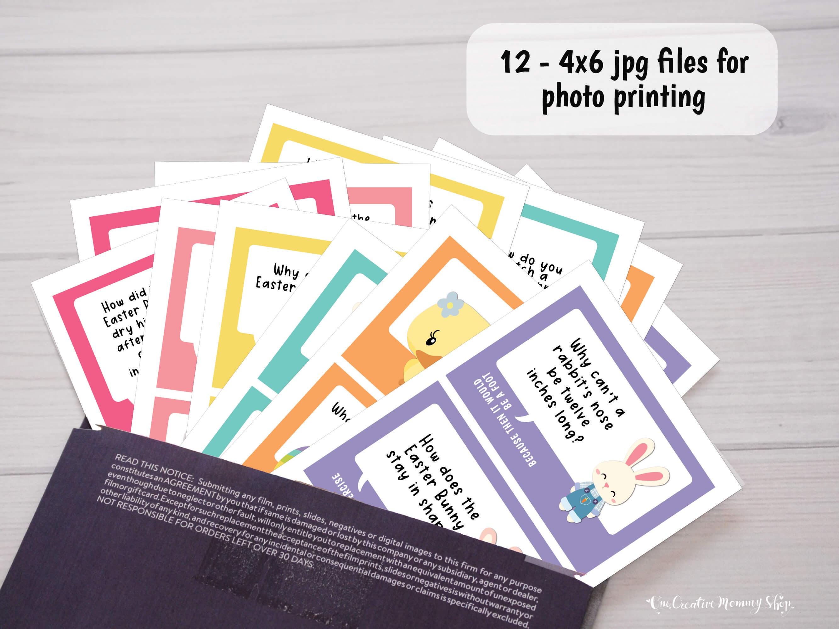 Jokes File Easter Lunchbox Jokes for Kids; Easter Basket Stuffers; Spring ...