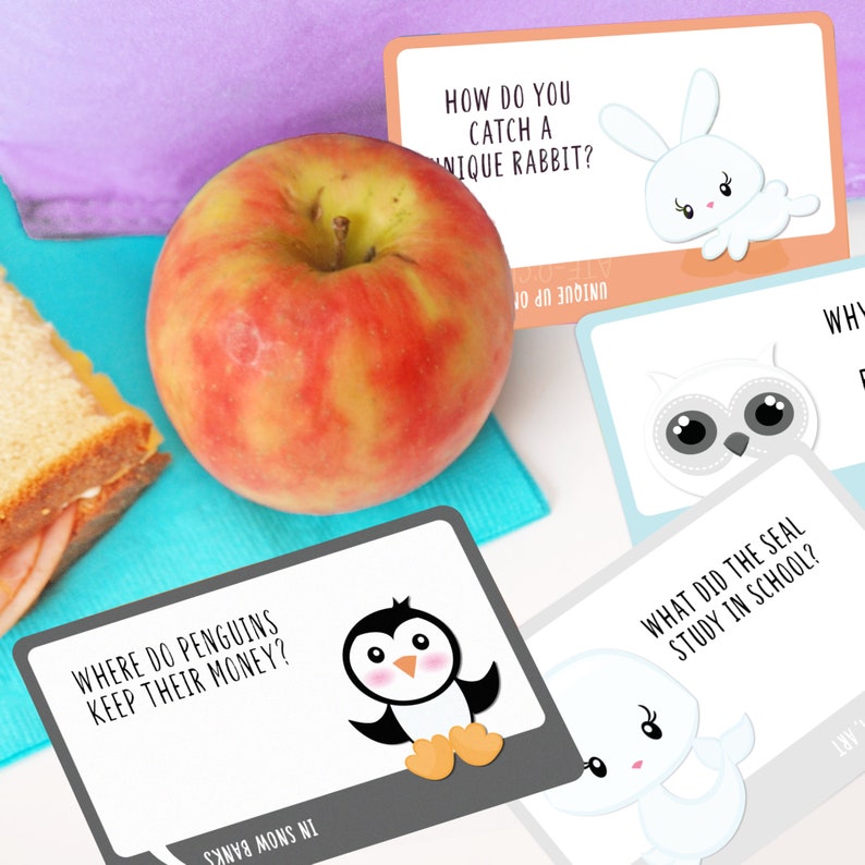 Winter Lunchbox Jokes for Kids Etsy