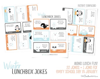 Winter Lunchbox Jokes for Kids