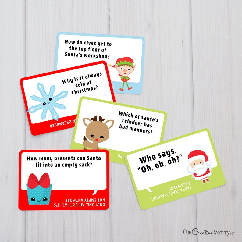 Christmas Lunchbox Jokes for Kids Etsy