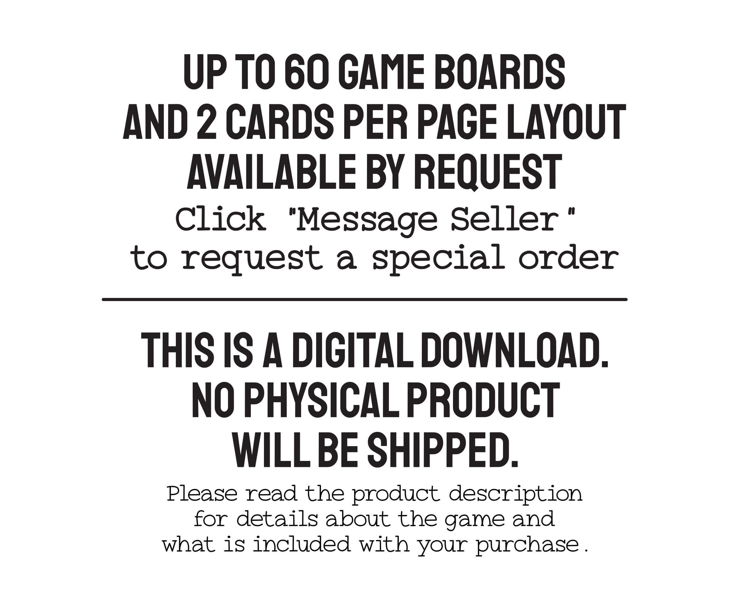 Kwanzaa Bingo Card Game for Parties and Family Gatherings 30 Printable ...