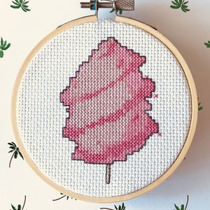 PDF Instant Download Cross Stitch Pattern ‘Cotton Candy in Pink’