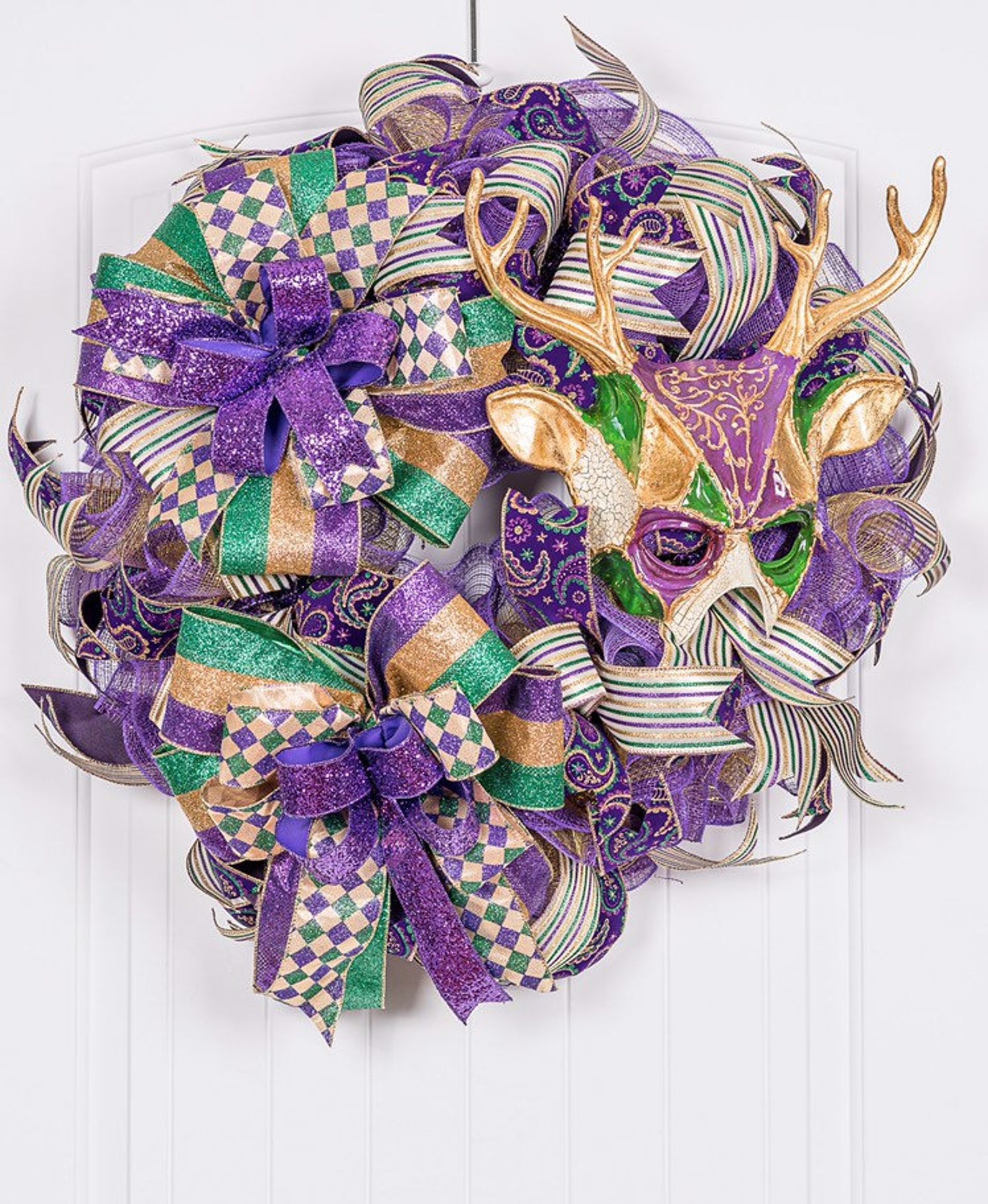 mardi gras wreaths for front door
