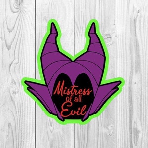 Mistress of all Evil SVG file