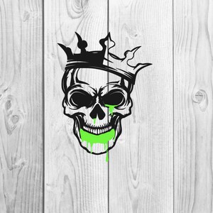 Bloody Skull King SVG