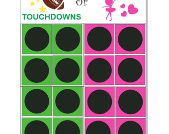 Gender Reveal Poster Board Game Kit (Touchdowns or Tutus)