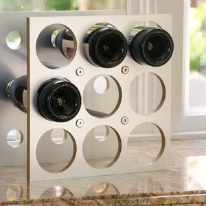 Modern/Contemporary Square Tabletop Wine Rack/Wine Storage