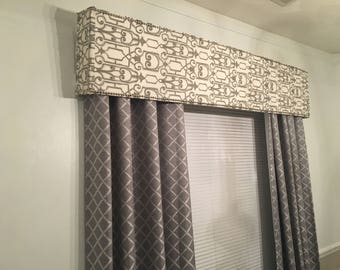 Custom Cornice Board Valance Box Window Treatment Custom Etsy