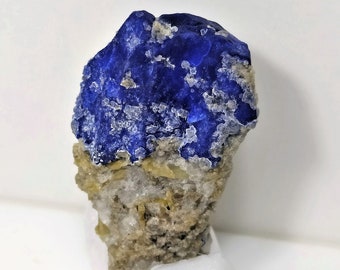 Blue Lazurite Specimen, from Badakhshan Afghanistan, healing stone , Blue gift