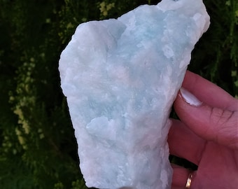 Aragonito azul / Mineral griego / Muestra curativa