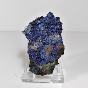 Azurite Crystal flower of  blue
