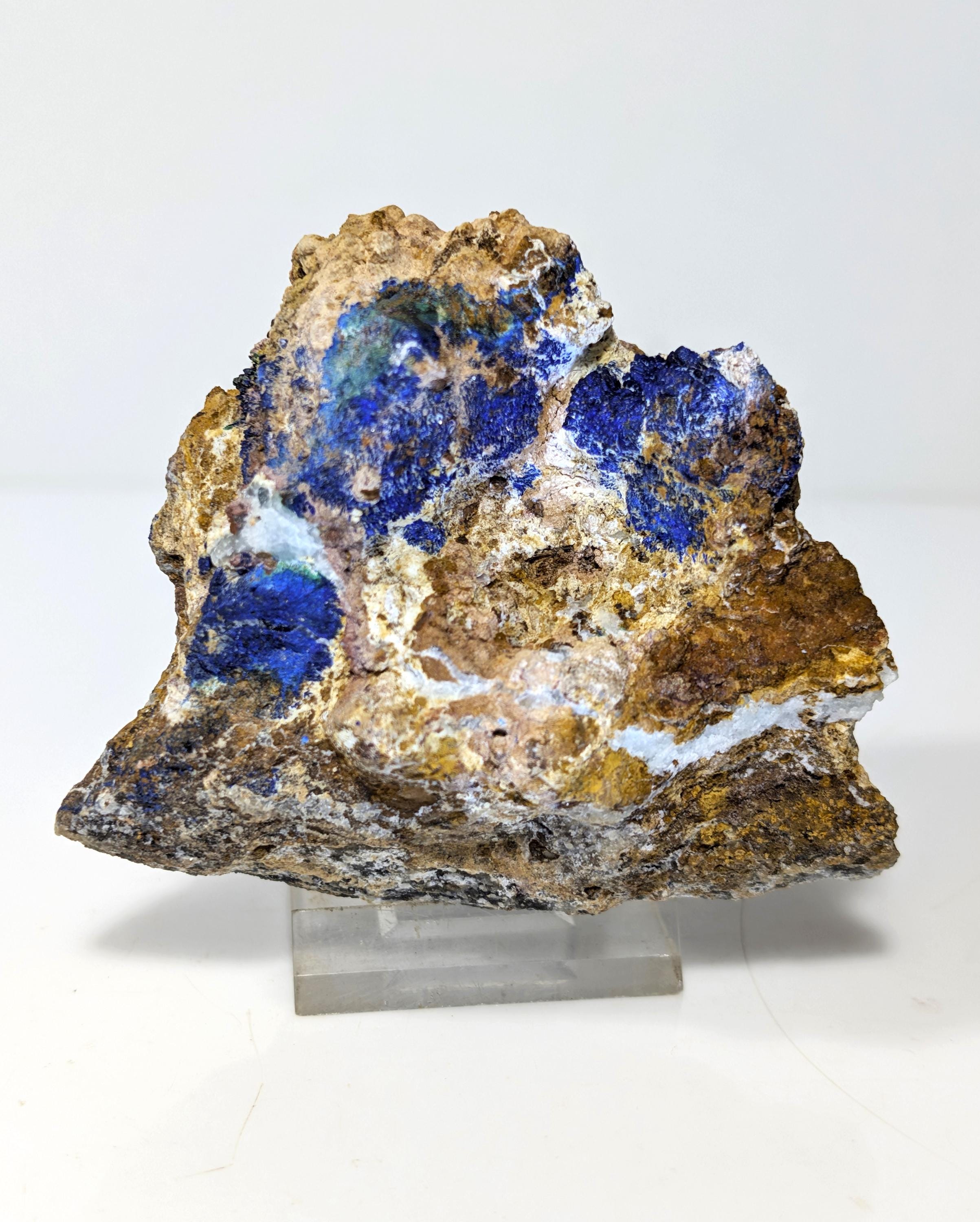 アジェロマラカイト！アズライとマラカイトぎ混ざった石！すごーい！ アズライトとマラカイト、ギリシャの鉱物、青い贈り物、原石、黄色い石