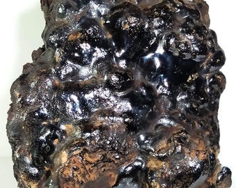 Gran ejemplar de cristal de hematita de museo, mineral en bruto coleccionable