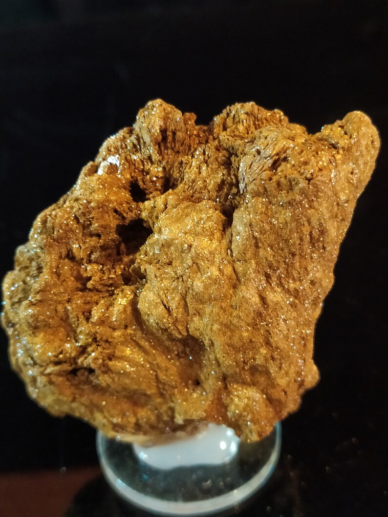 Jarosite golden color rare sample Creek minerals gold gifts surprise gift magic gold energy minerals golden power