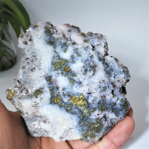 Pyriet Grystals monster Kwarts IJzer Griekse mineralen | Etsy België