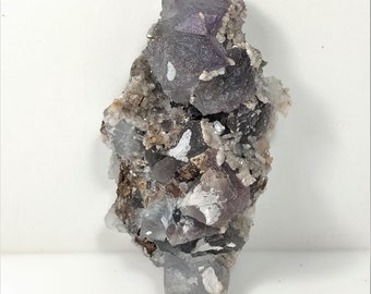 Fluorite purple - blue Fluorite mineral  Specimen