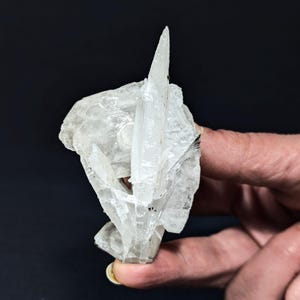 バリテ 素晴らしい標本、高級クリスタル、希少標本、ギリシャの鉱物、白い贈り物、原石のクリスタル、彼への贈り物、癒しの石