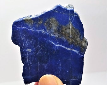 Lapis Lazuli, polished specimen, Greek mineral, healing stone, blue gift